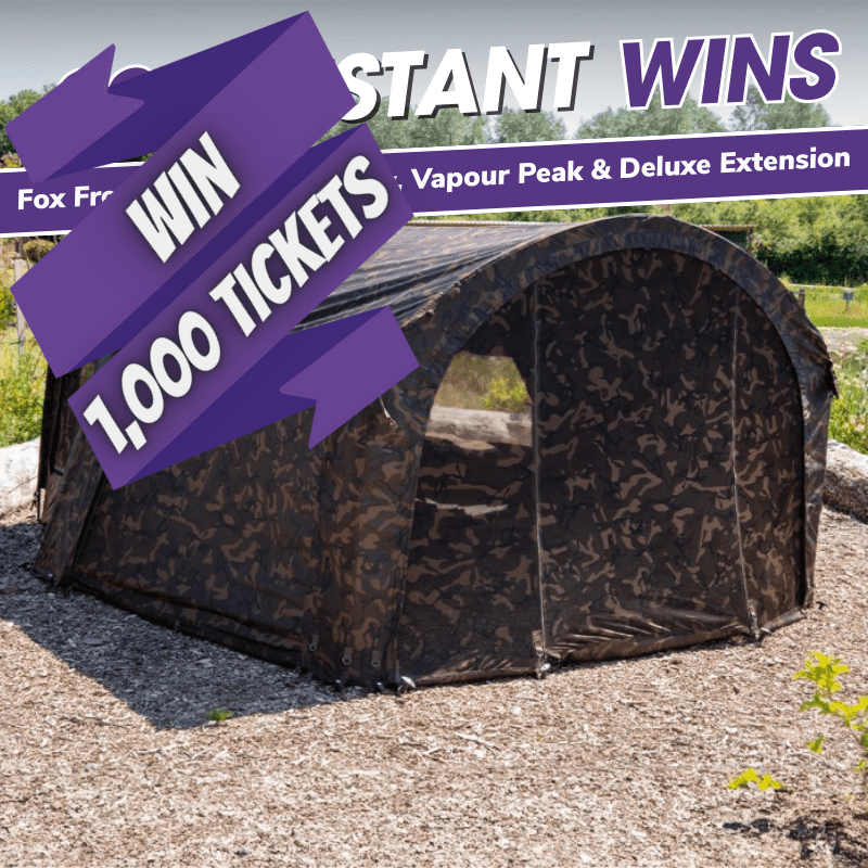 1,000 Tickets for the Fox Frontier XD Camo Bivvy and Extension