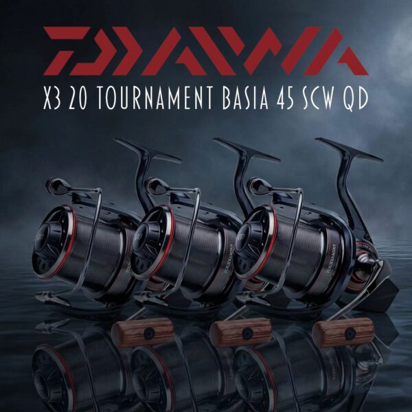 3x Daiwa 20 Tournament Basia 45 SCW QD Reels + 1,000 INSTANT WINS