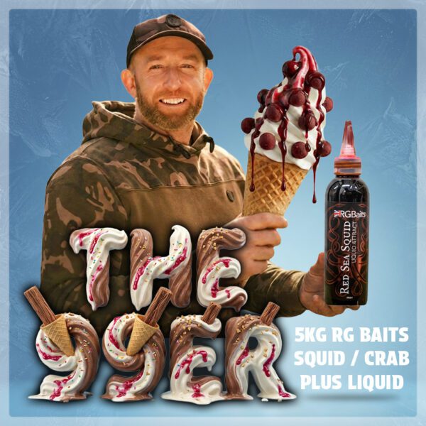 99 Tickets Only – RG Baits 5kg Boilies and 150ml Liquid Attractant of your choice – AUTO DRAW